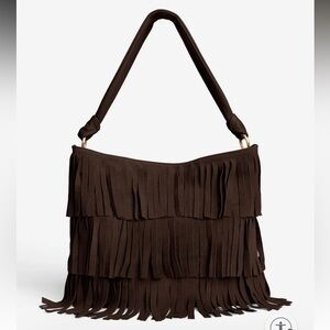 NWT Kenneth Cole Fringe Shoulder Bag